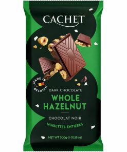 Cachet Шоколад чорний Hazelnut (54% cacao) 300g