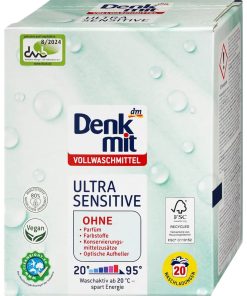DM Порошок для прання (універсал) Vollwaschmittel Ultra Sensitive 20WA 1.35kg
