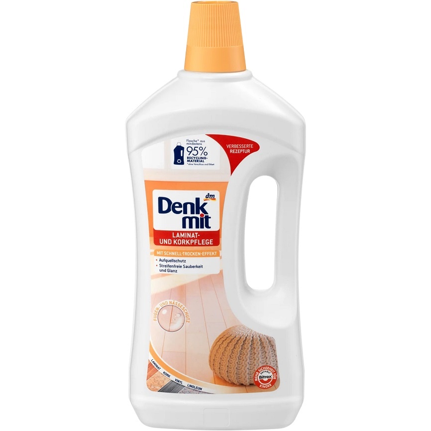 DM Засіб для миття ламінату та лінолеуму Bodenreiniger Laminat und Korkpflege 1L