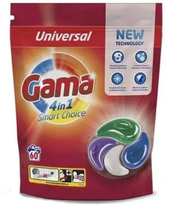 Gama Капсули для прання Універсальні 4in1 Universal 60WA 1320g