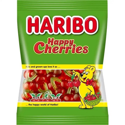 Haribo Цукерки Желейки Happy Cherries 175g