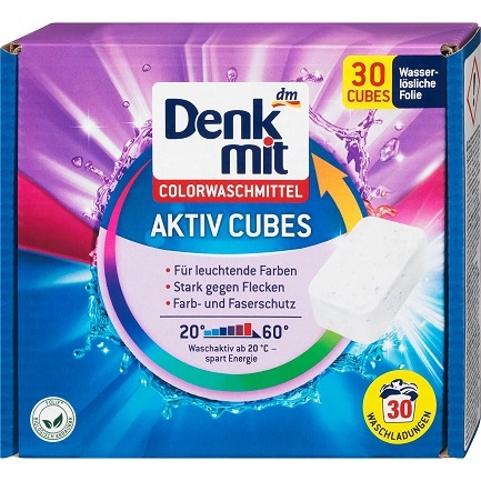 DM Таблетки для прання Aktiv Cubes Colorwaschmittel (Колор) 30 WA 750g