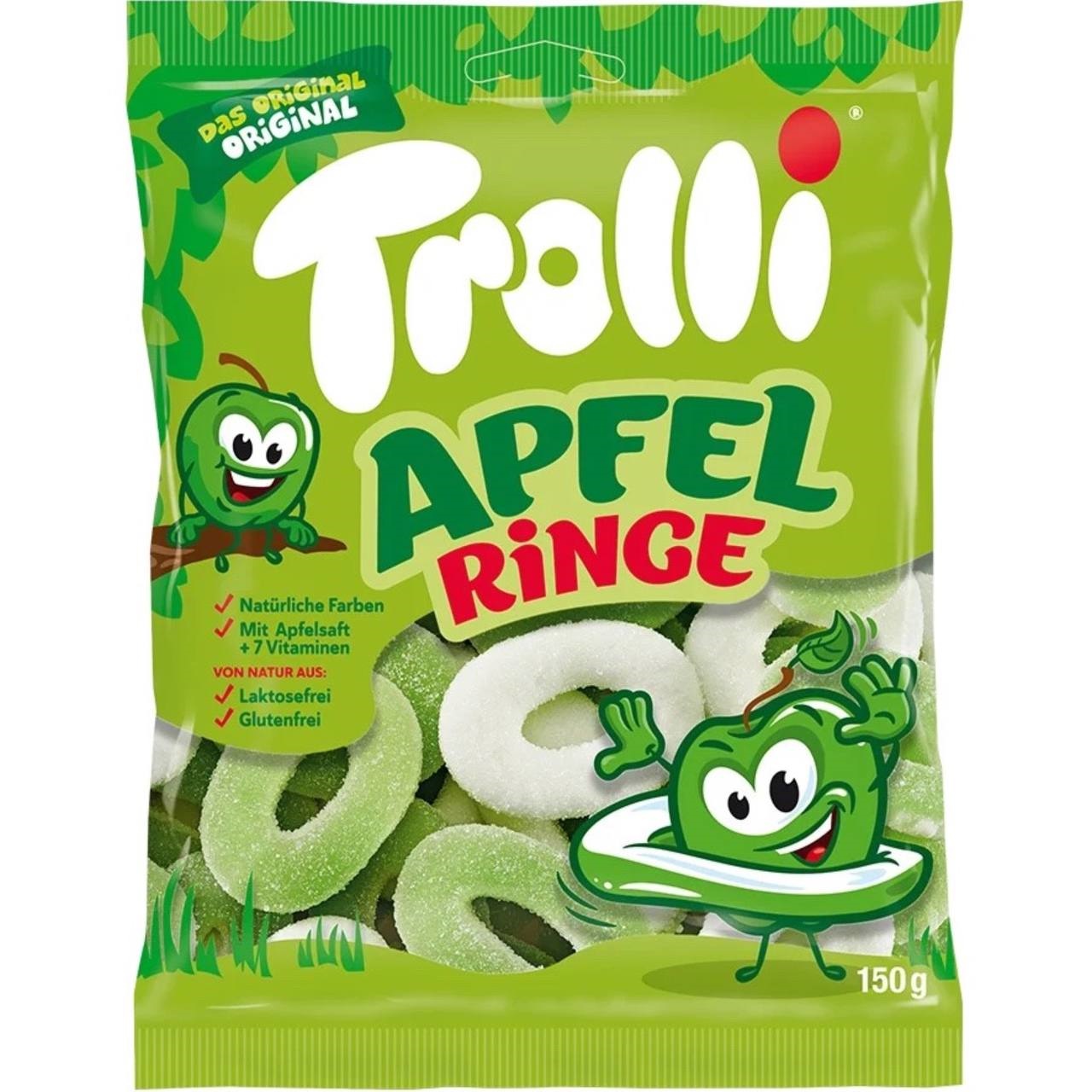 Trolli Цукерки желейні Apfel Ringe 150g
