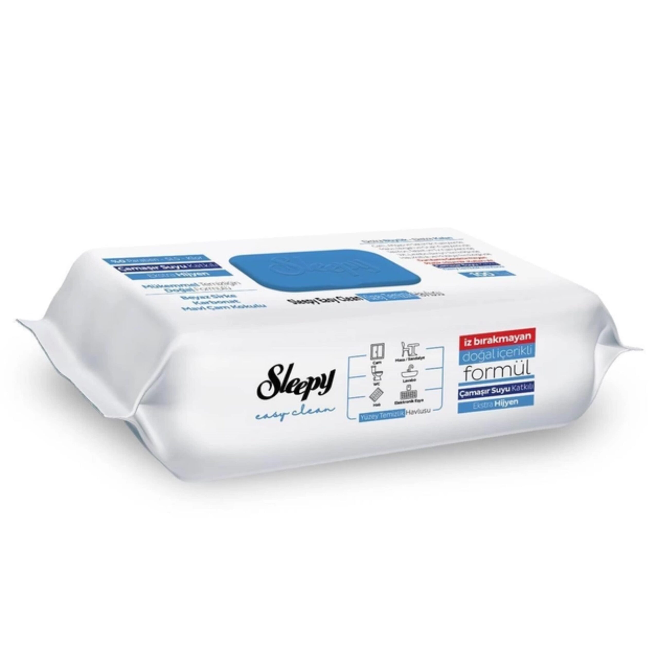 Sleepy Серветки для побутового прибирання Easy Clean Bleach (100 шт в упаковці)