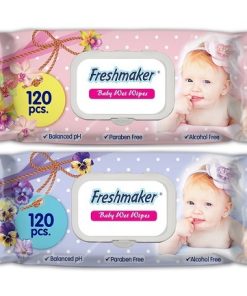 Freshmaker Серветки дитячі вологі Baby Wet Wipes 120шт.