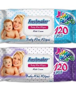 Freshmaker Серветки дитячі вологі Jumbo Pack 120 шт