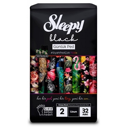 Sleepy Прокладки щоденні Black Long-2 (280мм) 32шт