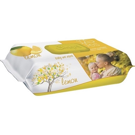 Sleepy Серветки вологі Lemon 120шт