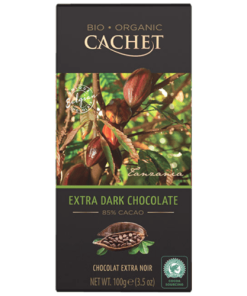 Cachet Bio Organic Шоколад екстра чорний Extra Dark (85% cacao) 90g