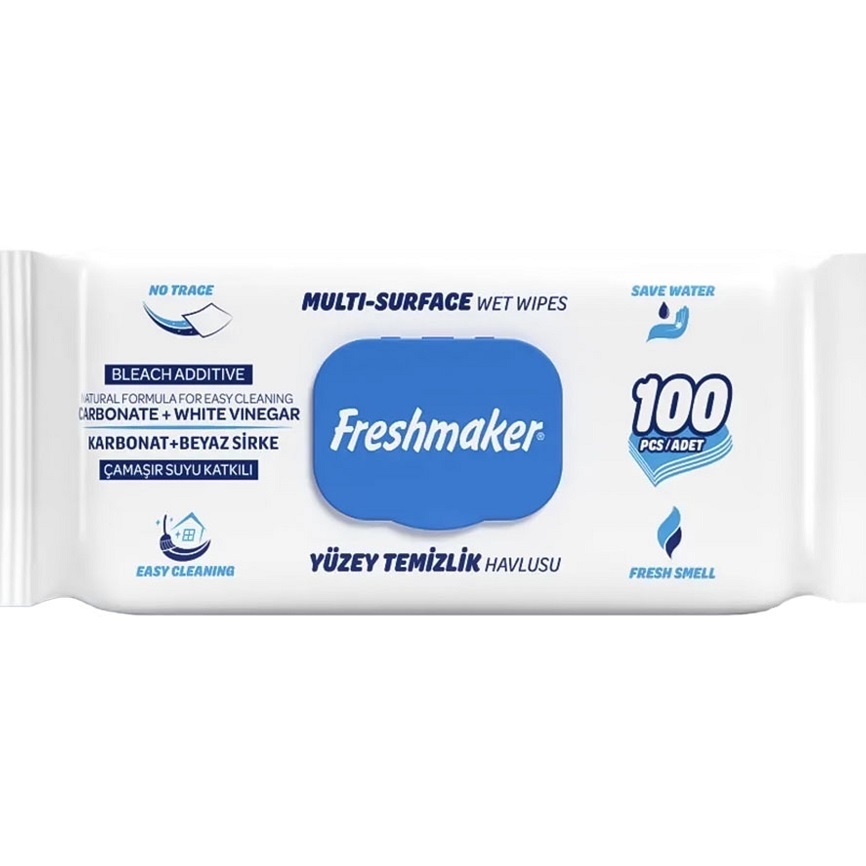 Freshmaker Серветки для побутового прибирання Multi-Surface (100шт.)