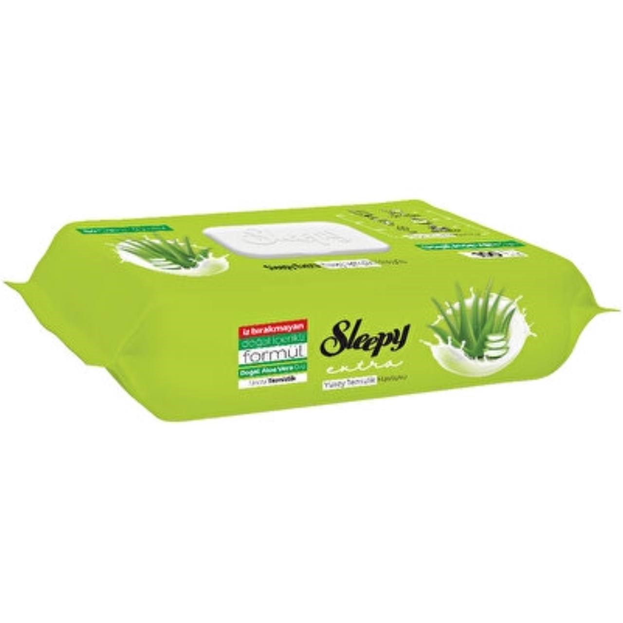 Sleepy Серветки для побутового прибирання Easy Clean Aloe Vera (100 шт в упаковці)