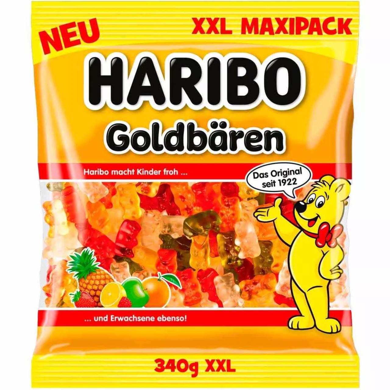 Haribo Цукерки Желейки Goldbaren XXL 340g