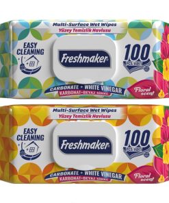 Freshmaker Серветки для побутового прибирання Floral scent (100 шт в упаковці)