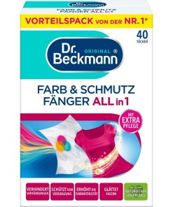 Dr. Beckmann Серветки для відновлення кольору Farb&Schmutz 40шт.