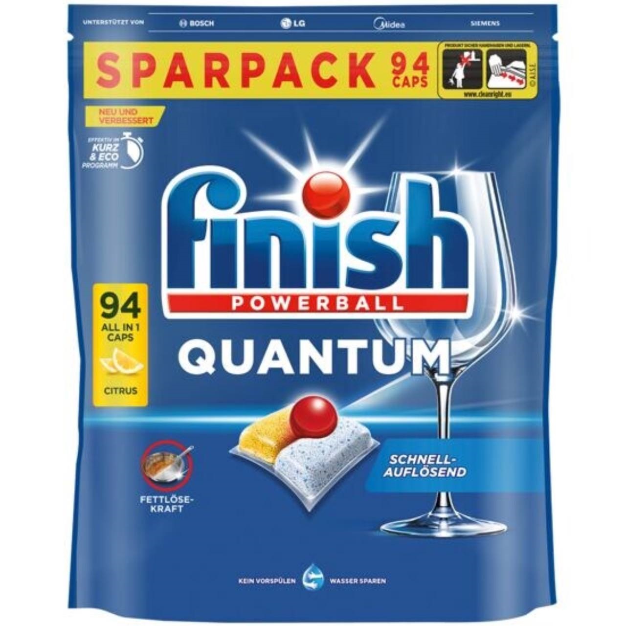 Finish Капсули для посудомийної машини Quantum Citrus 94 Caps 977g