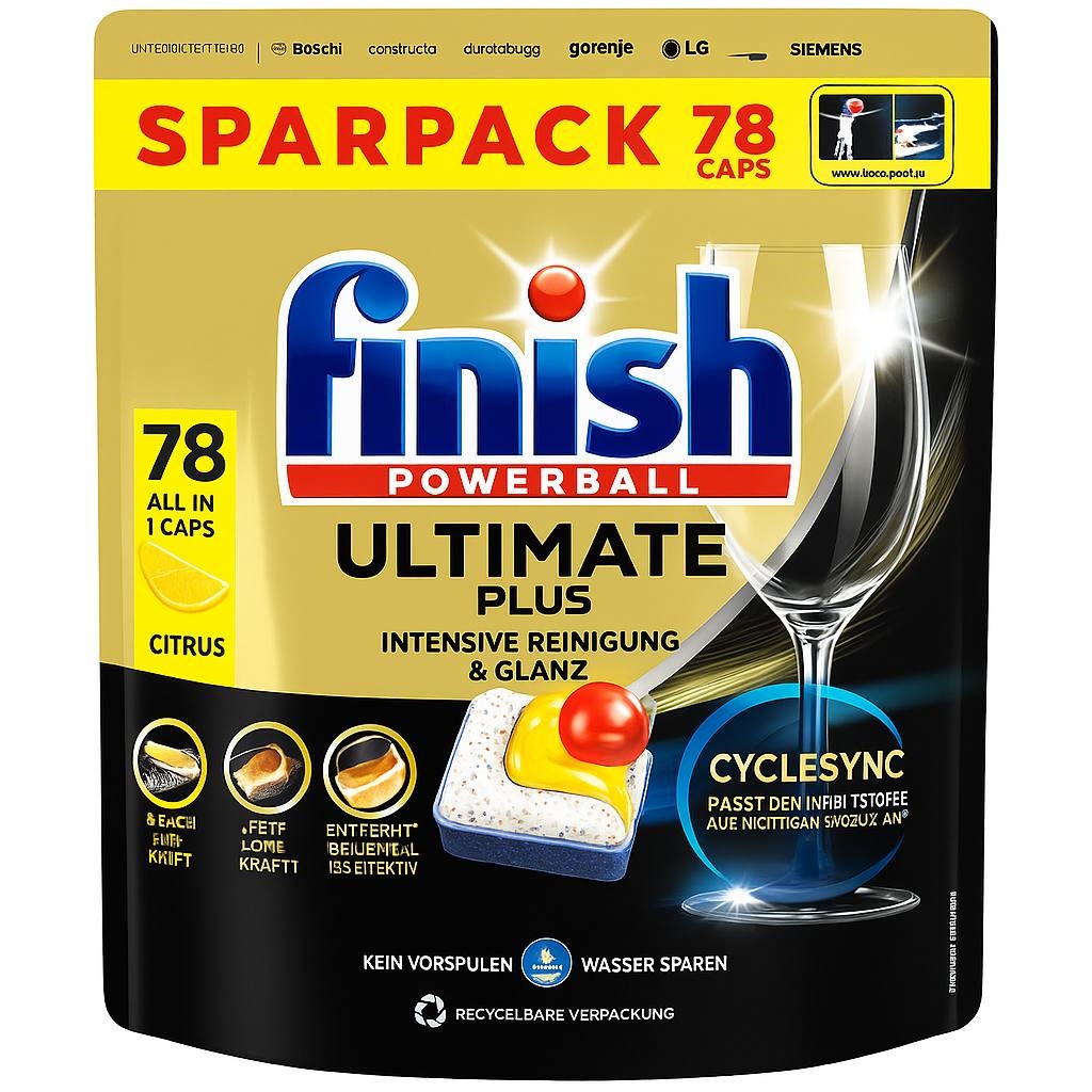 Finish Капсули для посудомийної машини Ultimate Citrus 78 - Caps 951g