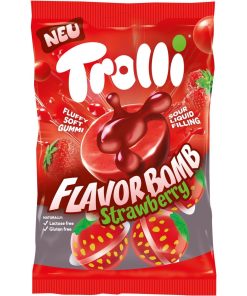 Trolli  Цукерки желейні Flavor Bomb Strawberry 75g