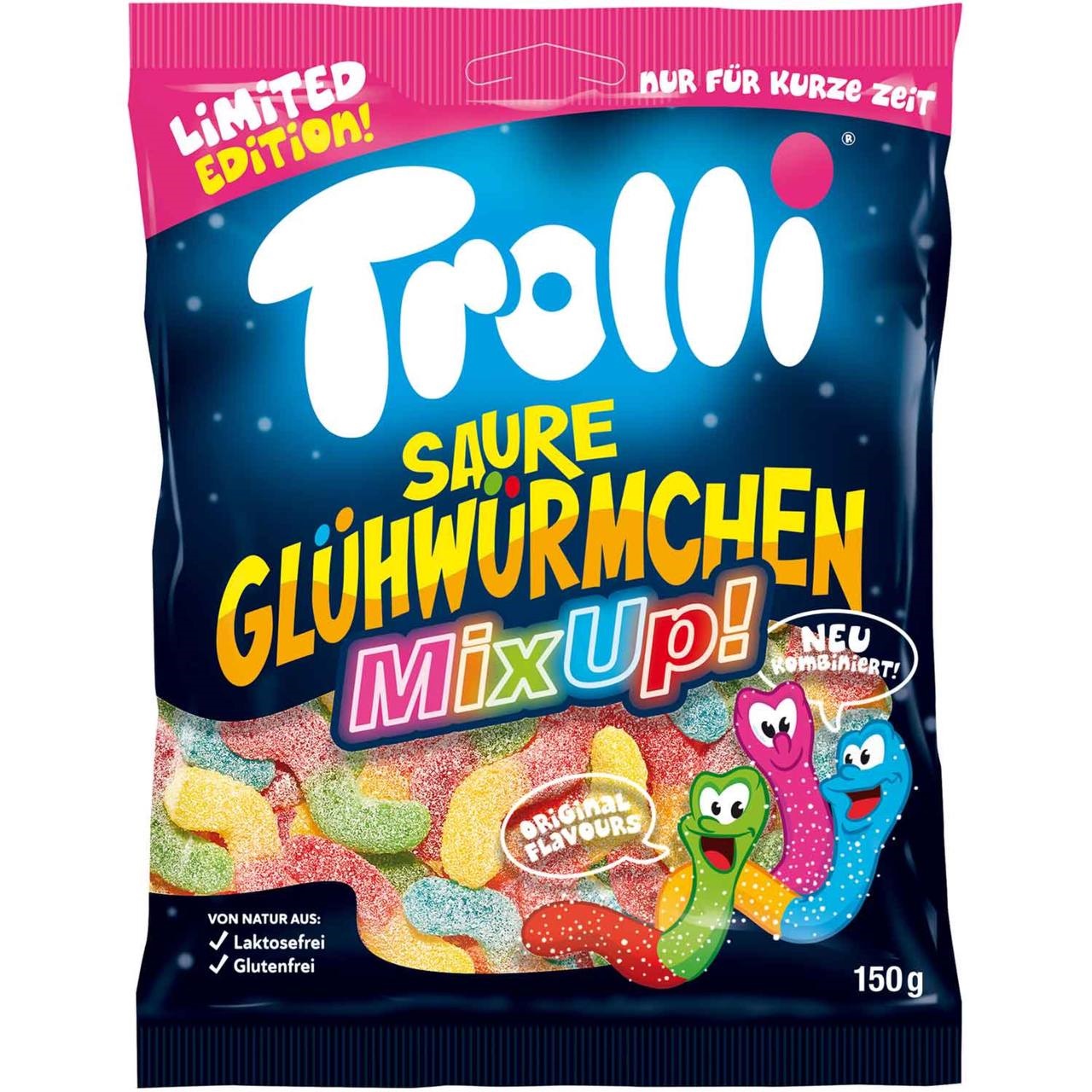 Trolli Цукерки желейні Gluhwurmchen MixUp 150g