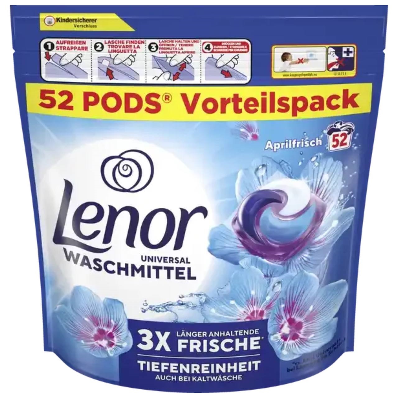 Lenor Капсули для прання, універсальні Aprilfriche 52 WA 1045.2g