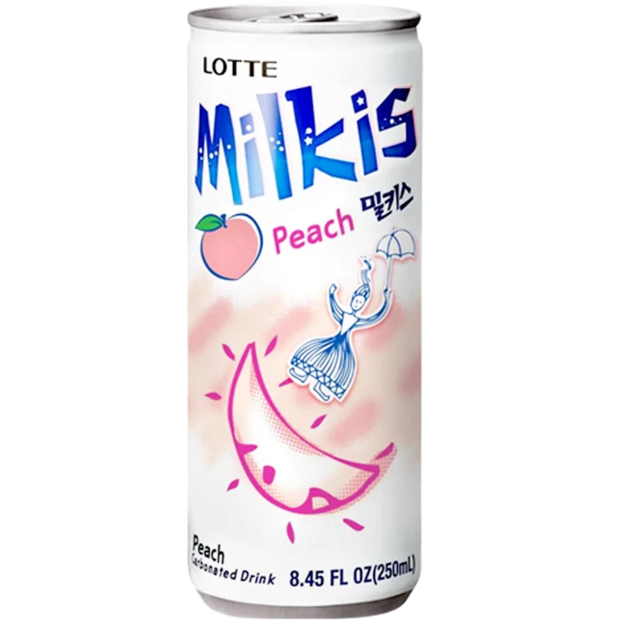 LOTTE Напій газований Milkis Peach Flavor (Персик) 250ml