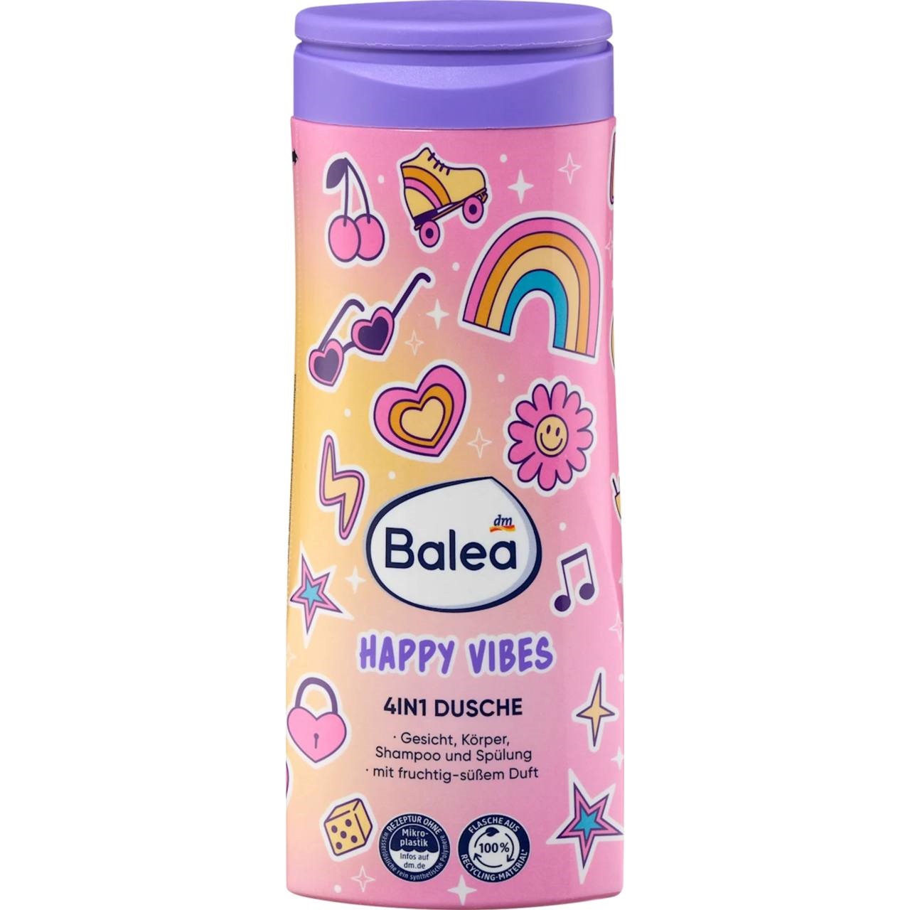 Balea Шампунь дитячий Happy Vibes 4 in 1 300ml