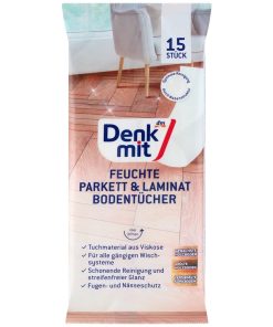 DM Серветки для миття паркету та ламінату Feuchte Bodentücher Parkett & Laminat 15шт.