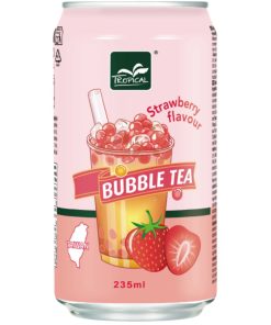 Tropical Напій Bubble Tea Strawberry (полуниця) - 235 ml