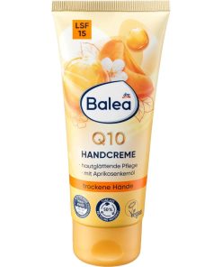 Balea Крем для рук Q10 mit Aprikosenöl und LSF15 100ml