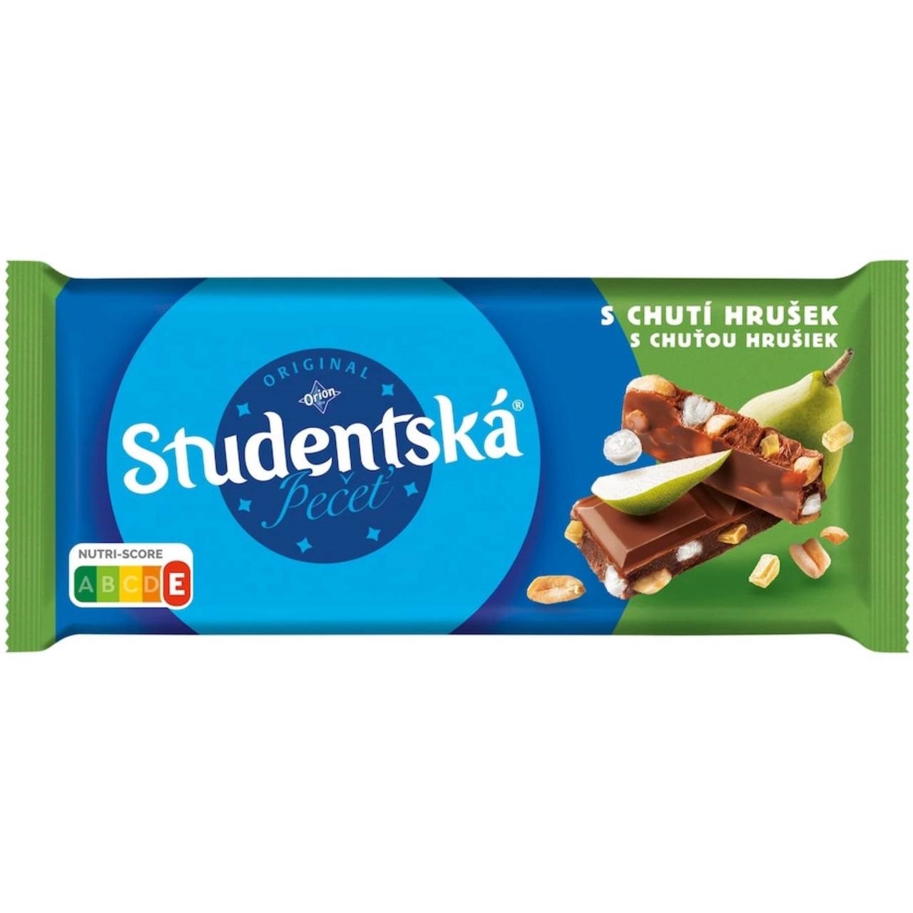 Studentska Шоколад молочний Mlecna Hruska (Груша) 170g