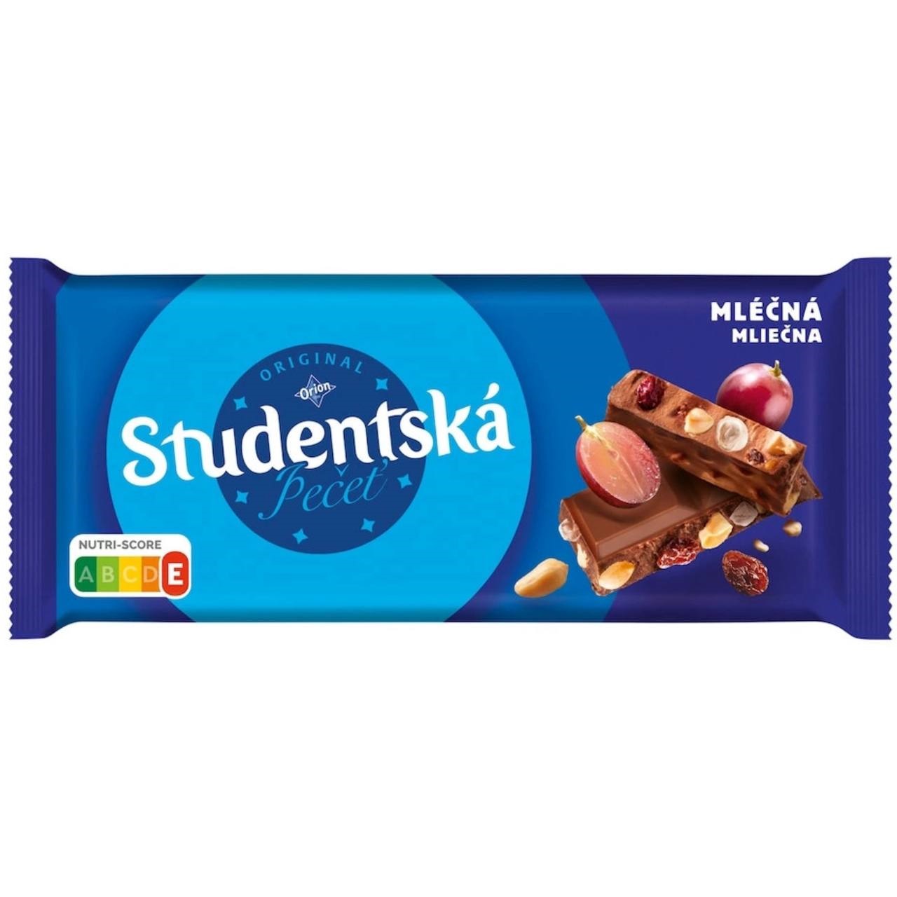 Studentska Шоколад молочний Mlecna (Молочна) 170g