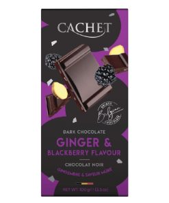 Cachet Ginger & Blackberry Flavour 57% cacao 100g