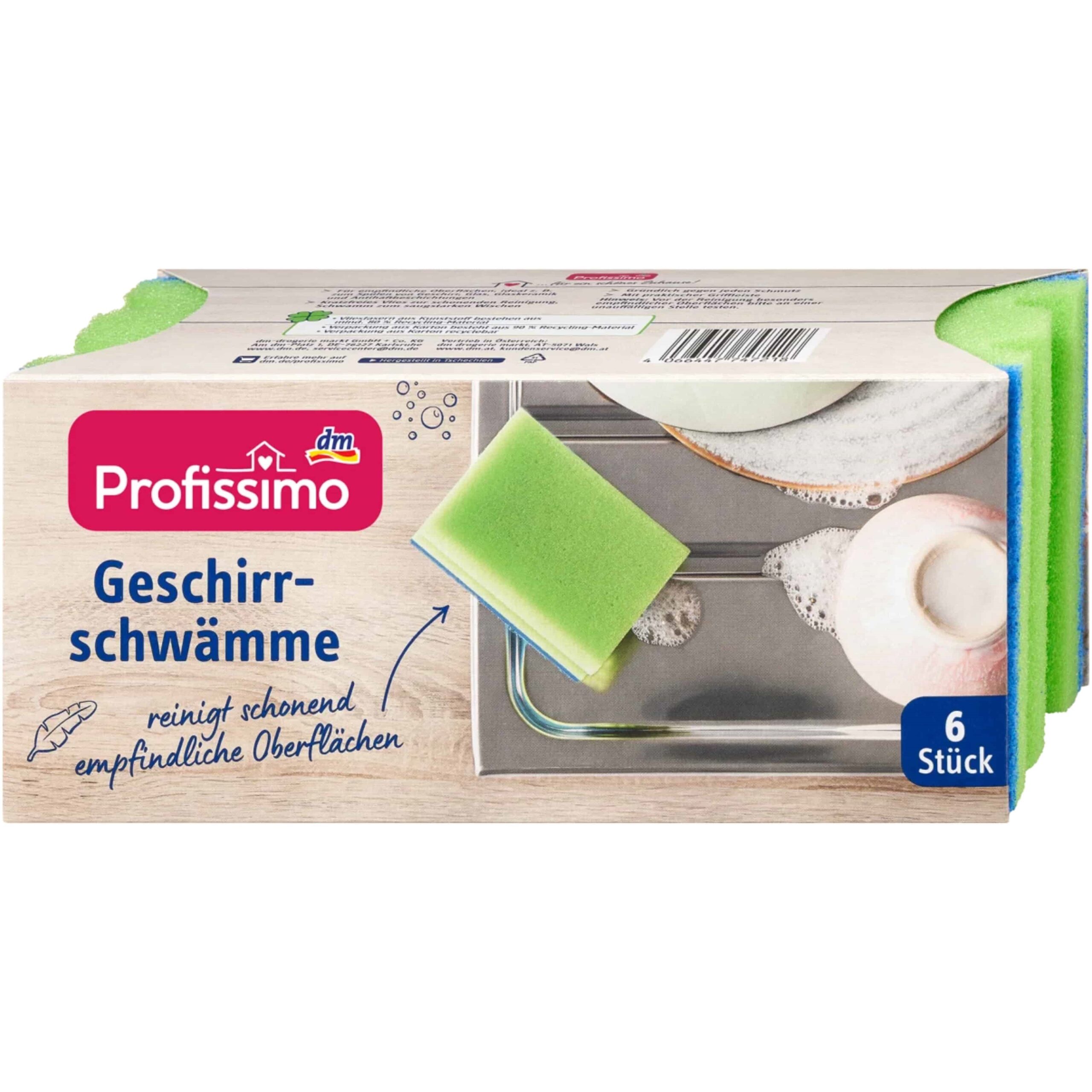 Profissimo Губки для миття посуду Geschirrschwämme (6 шт) 100g