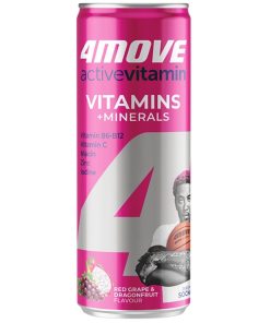 4MOVE Напій Active Vitamins&Minerals Dragonfrut(Виноград та Пітахая) ж/б 330ml