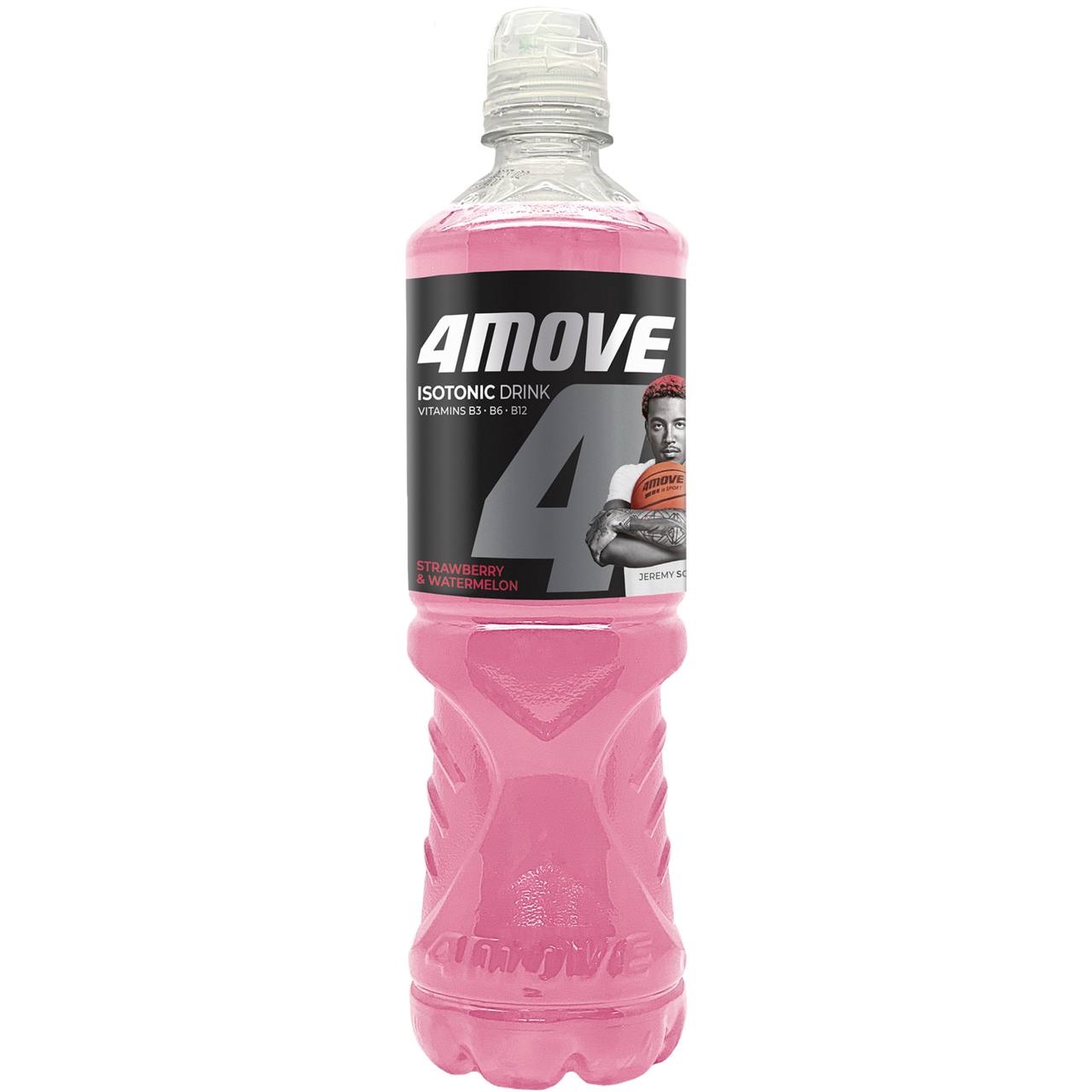 4MOVE Напій Isotonic Strawberry & Watermelon (Полуниця і Кавун) 750ml