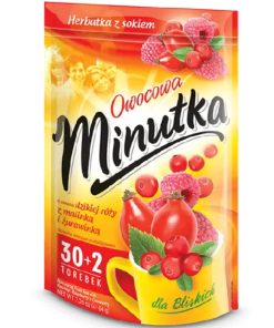 Minutka Чай з шипшиною малиною та журавлиною 32 tea bags - 64 g