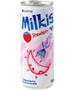 LOTTE Напій газований Milkis Strawberry Flavor (Полуниця) - 250 ml