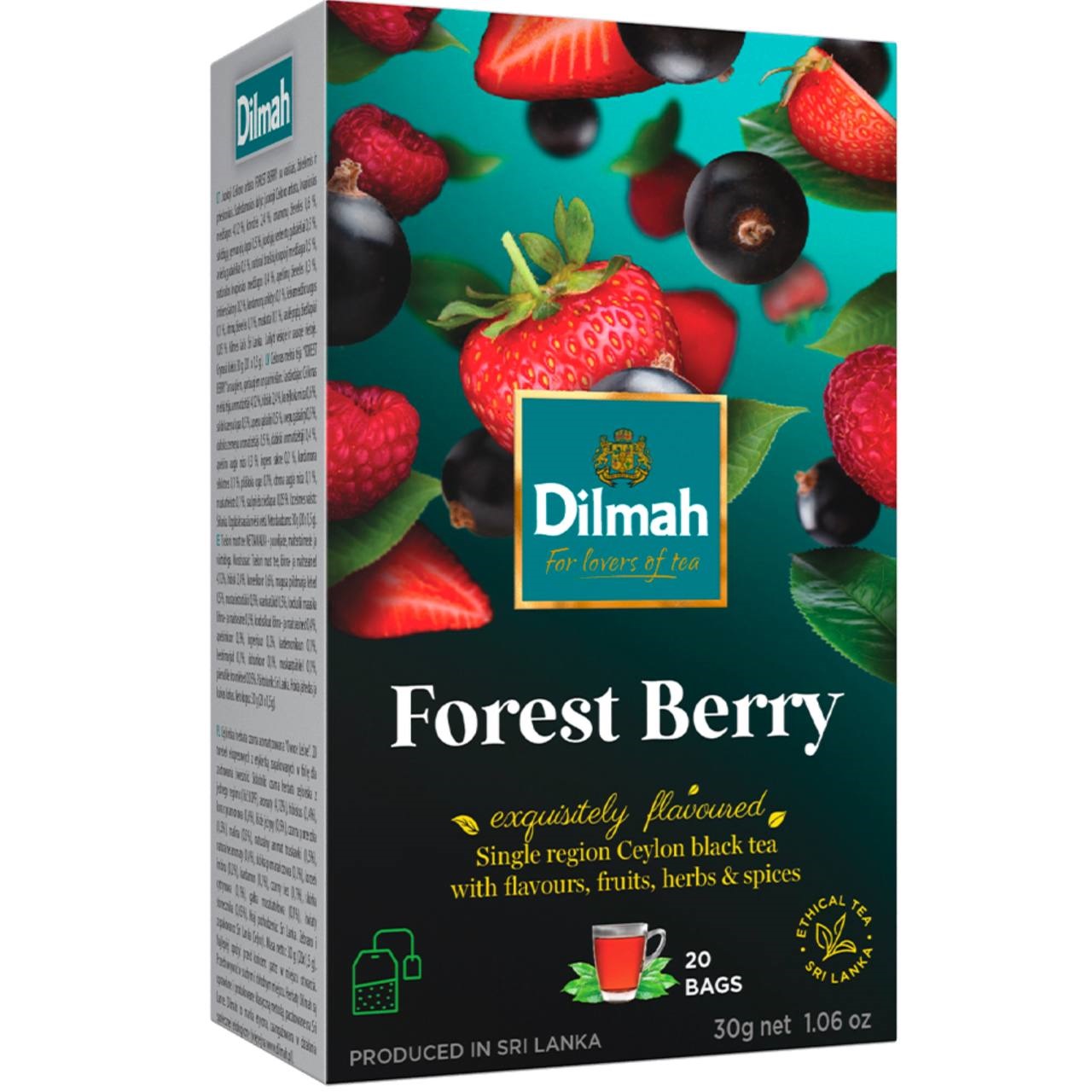 Dilmah Чай Forest Berry (Лісові ягоди) 20 tea bags 30g