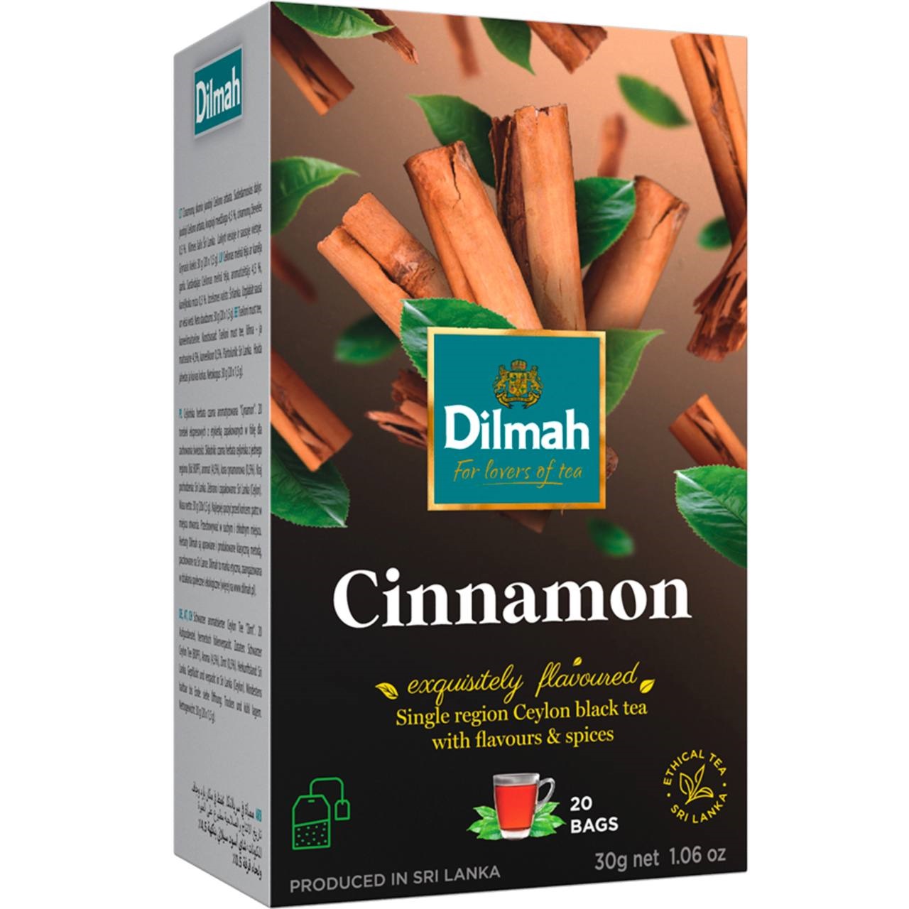 Dilmah Чай Cinnamon (Кориця) 20 tea bags 30g