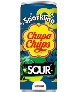Chupa Chups Напій газований Sour Bluebbery (Чорниця з Натуральною Кислинкою) 250ml
