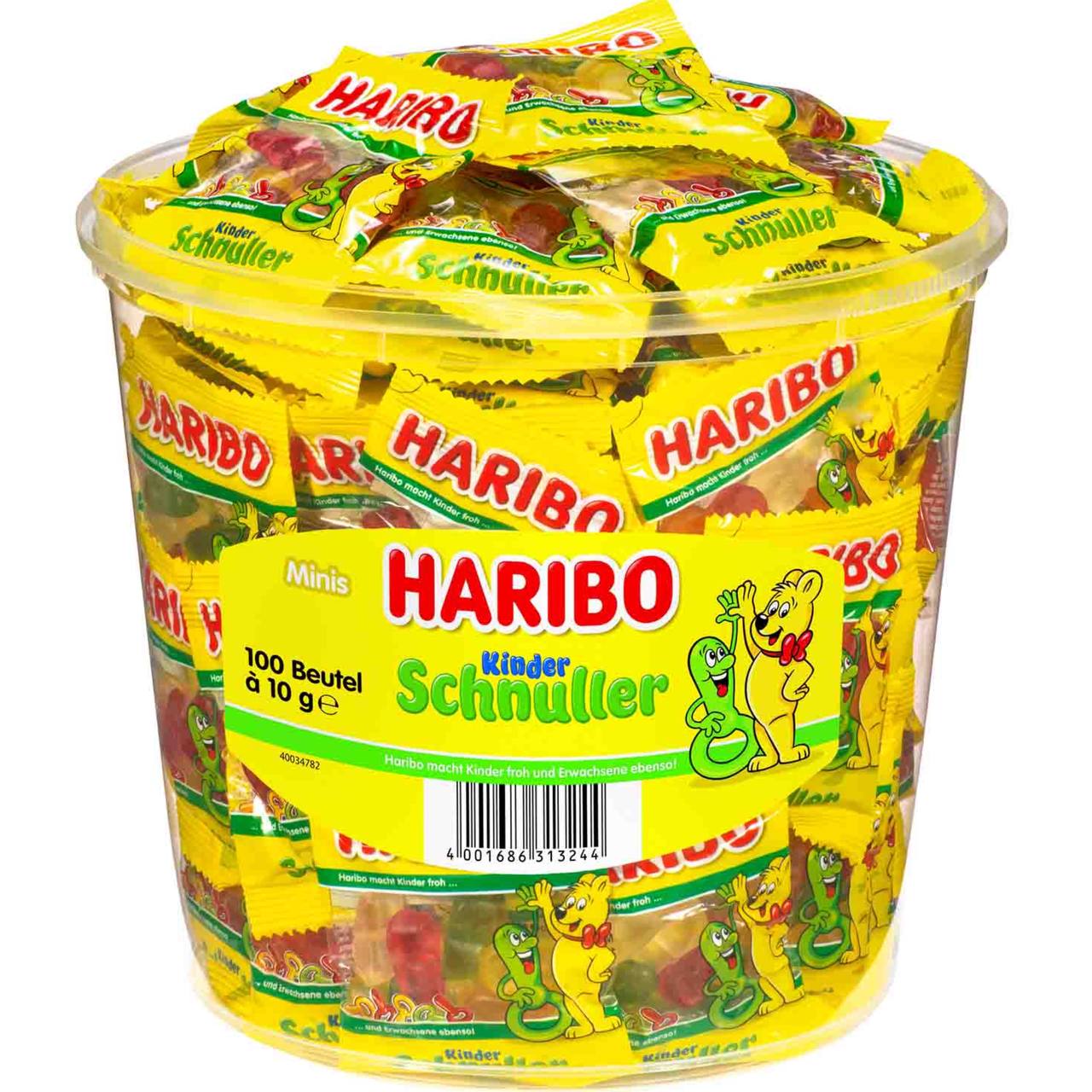 Haribo 1000g Цукерки желейні Minis Kinder Schnuller (100 шт x 10 g) 1kg