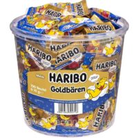 Haribo 1000g Цукерки желейні Minis Goldbaren Blue (100 шт x 10 g) 1kg