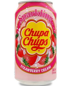 Chupa Chups Напій газований Strawberry Cream (Полуниця з Вершками) - 345 ml