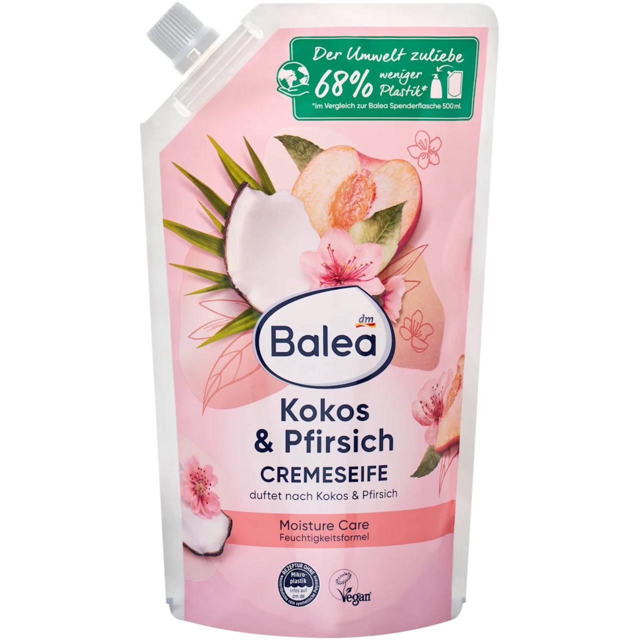 Balea Рідке мило (запаска) Kokos & Pfirsich (Кокос і Персик) 500ml