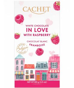 Cachet Шоколад білий Raspberry 100g