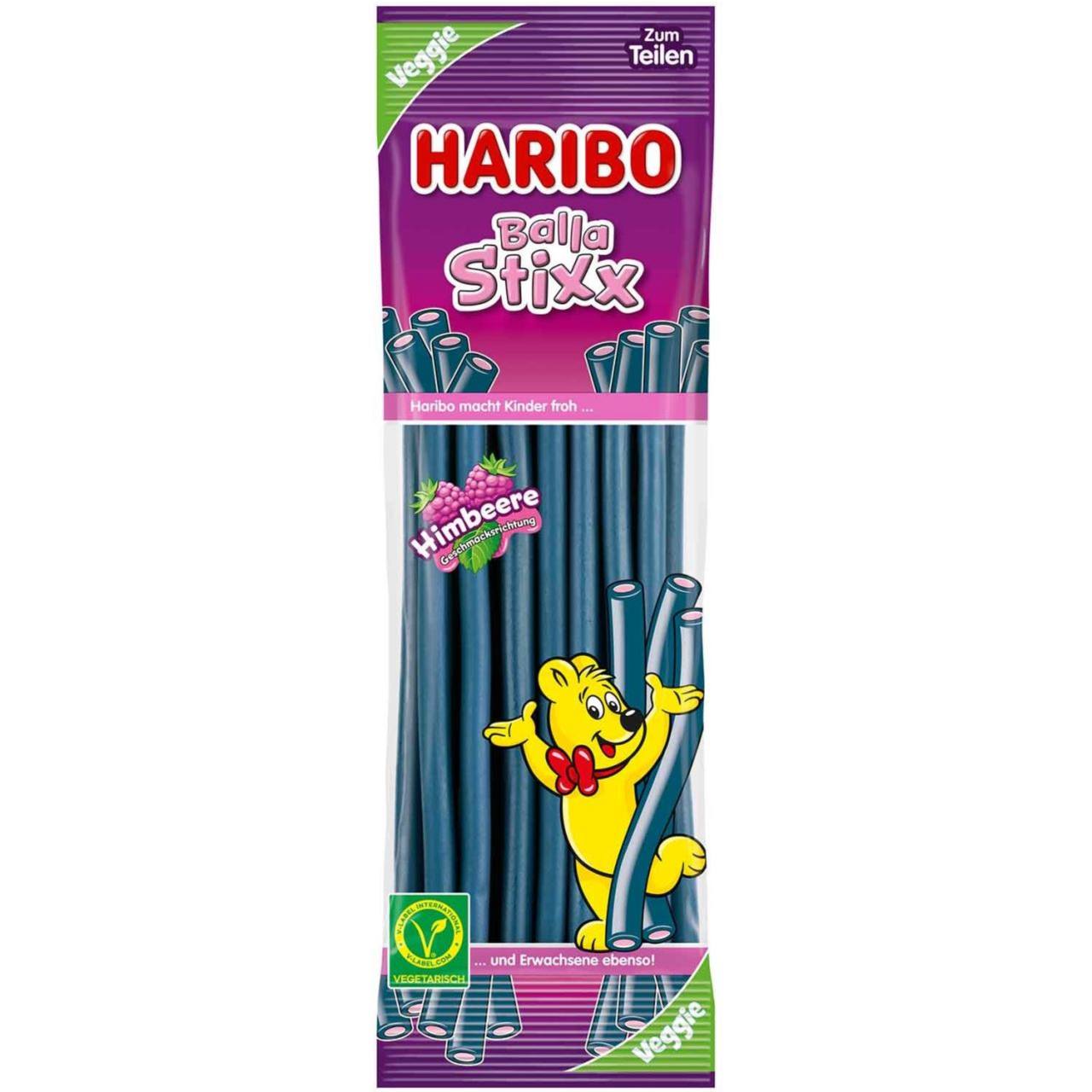 Haribo Цукерки желейні Balla Stixx Himbeere vegetarisch 200g
