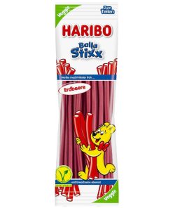 Haribo Цукерки желейні Balla Stixx - Erdbeere 200g