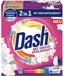 Dash Порошок для прання Color 2 in 1 (Колор)  50 WA 3kg